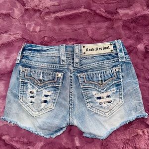 Rock Revival Jean Shorts